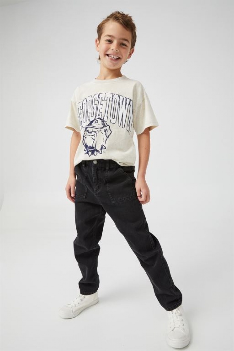 Cotton On Skate Fit Boys' Jeans Black | TCXcU3yO2AY