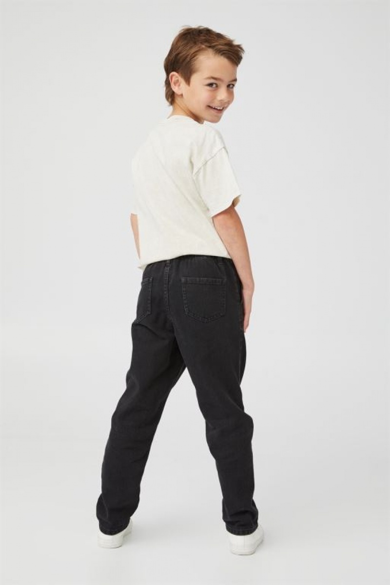 Cotton On Skate Fit Boys' Jeans Black | TCXcU3yO2AY