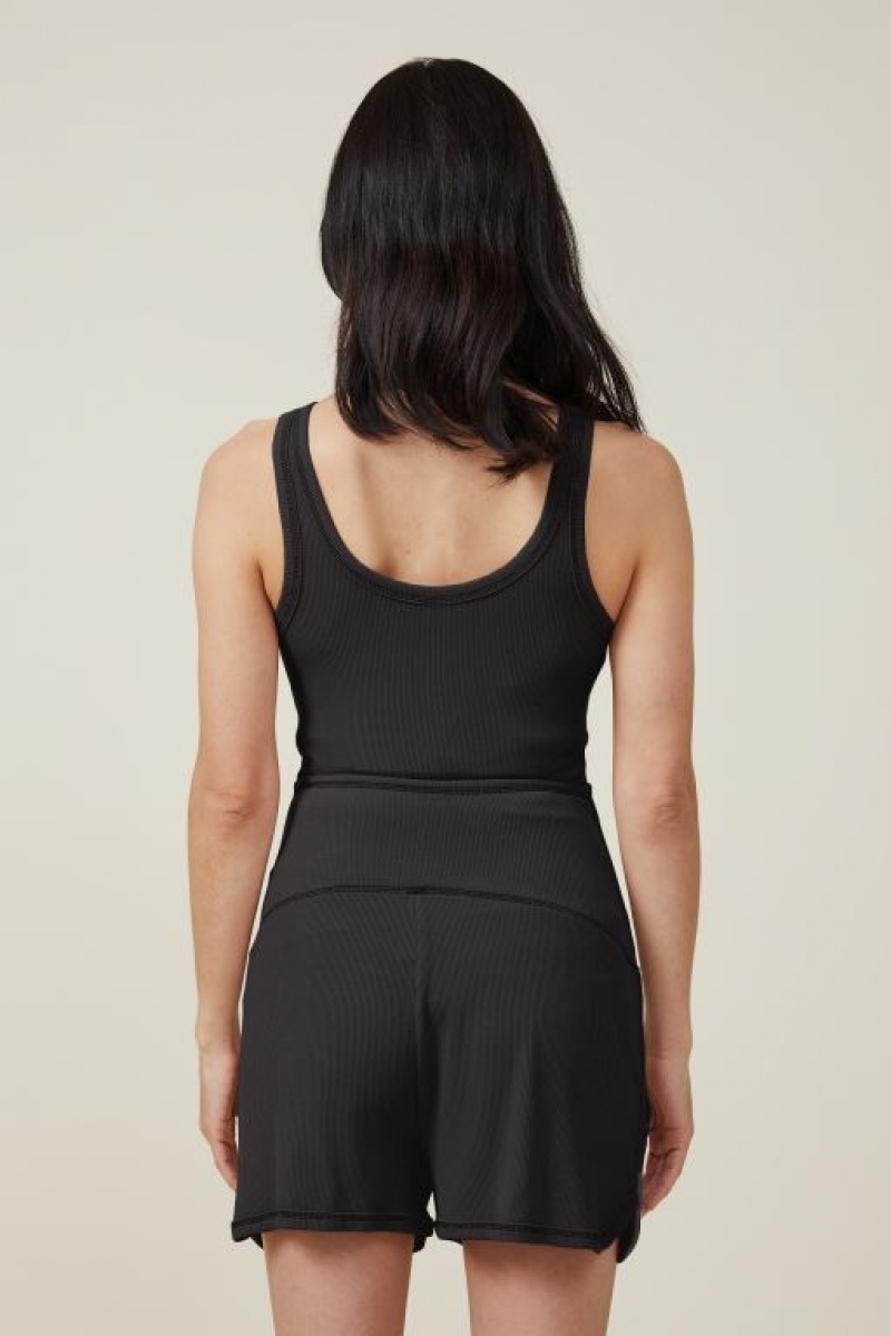 Cotton On Sleep Recovery Relaxed Pocket Short Women's Maternity Wear Black | HOqjWjBa3bK