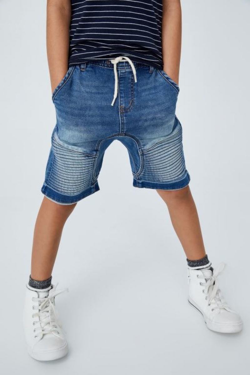 Cotton On Slouch Fit Boys\' Shorts Blue | mM6BFag9GJq