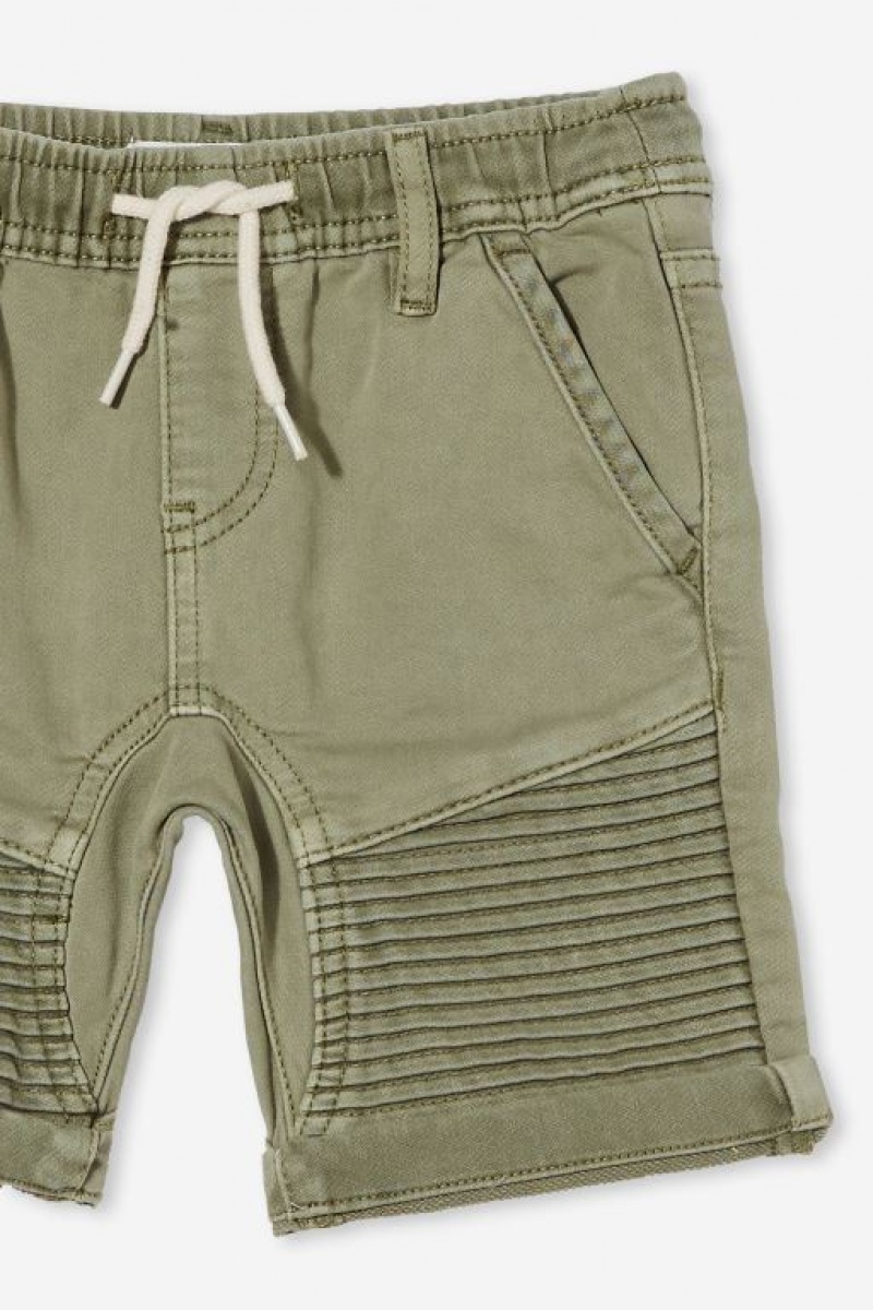 Cotton On Slouch Fit Boys' Shorts Green | PT3SteTggKn