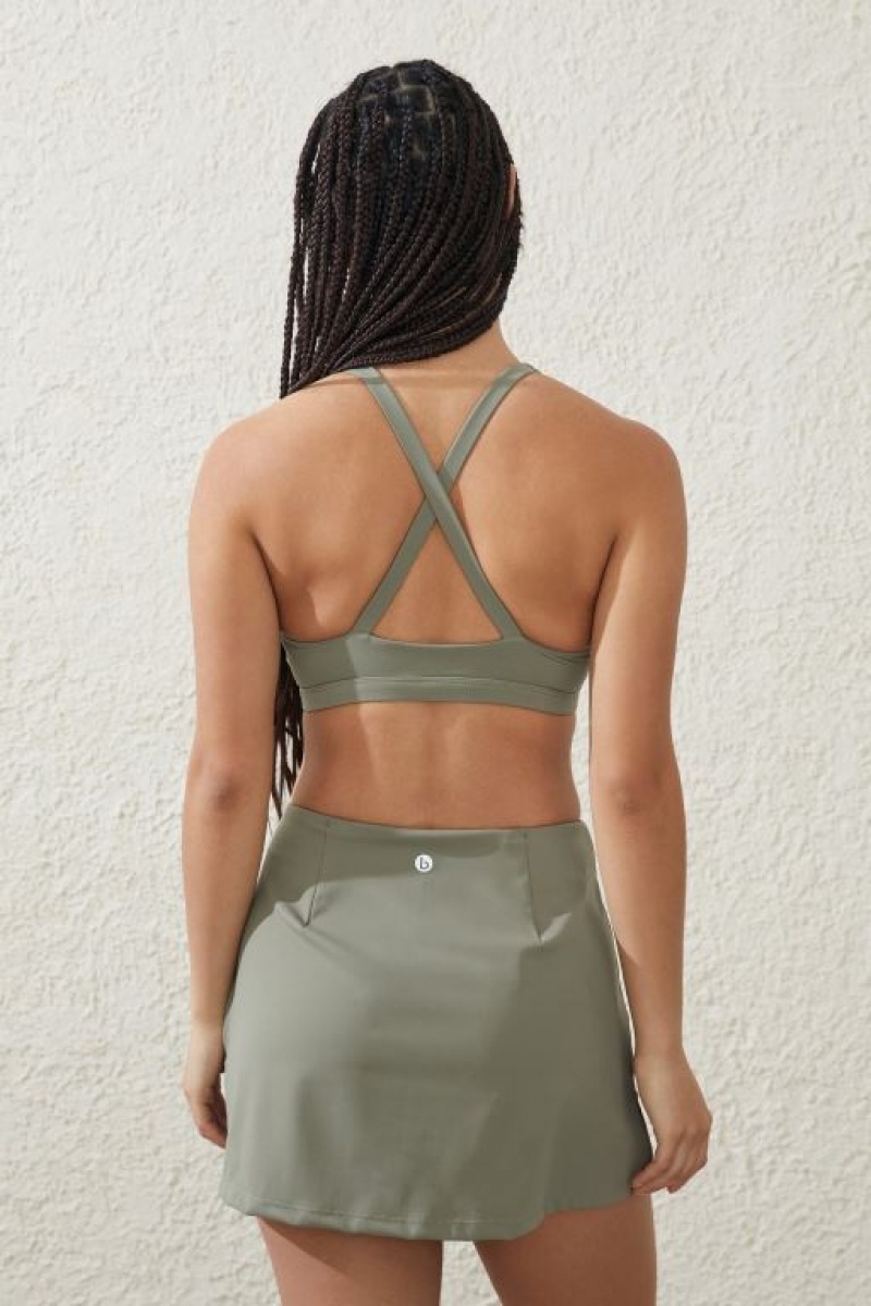 Cotton On Smoothing Movement Skirt Women's Shorts Khaki | 6IIhBH8nmFu