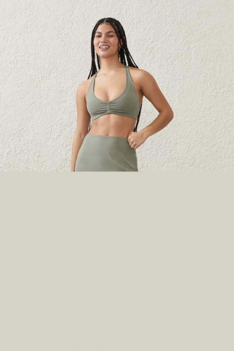 Cotton On Smoothing Movement Skirt Women's Shorts Khaki | 6IIhBH8nmFu