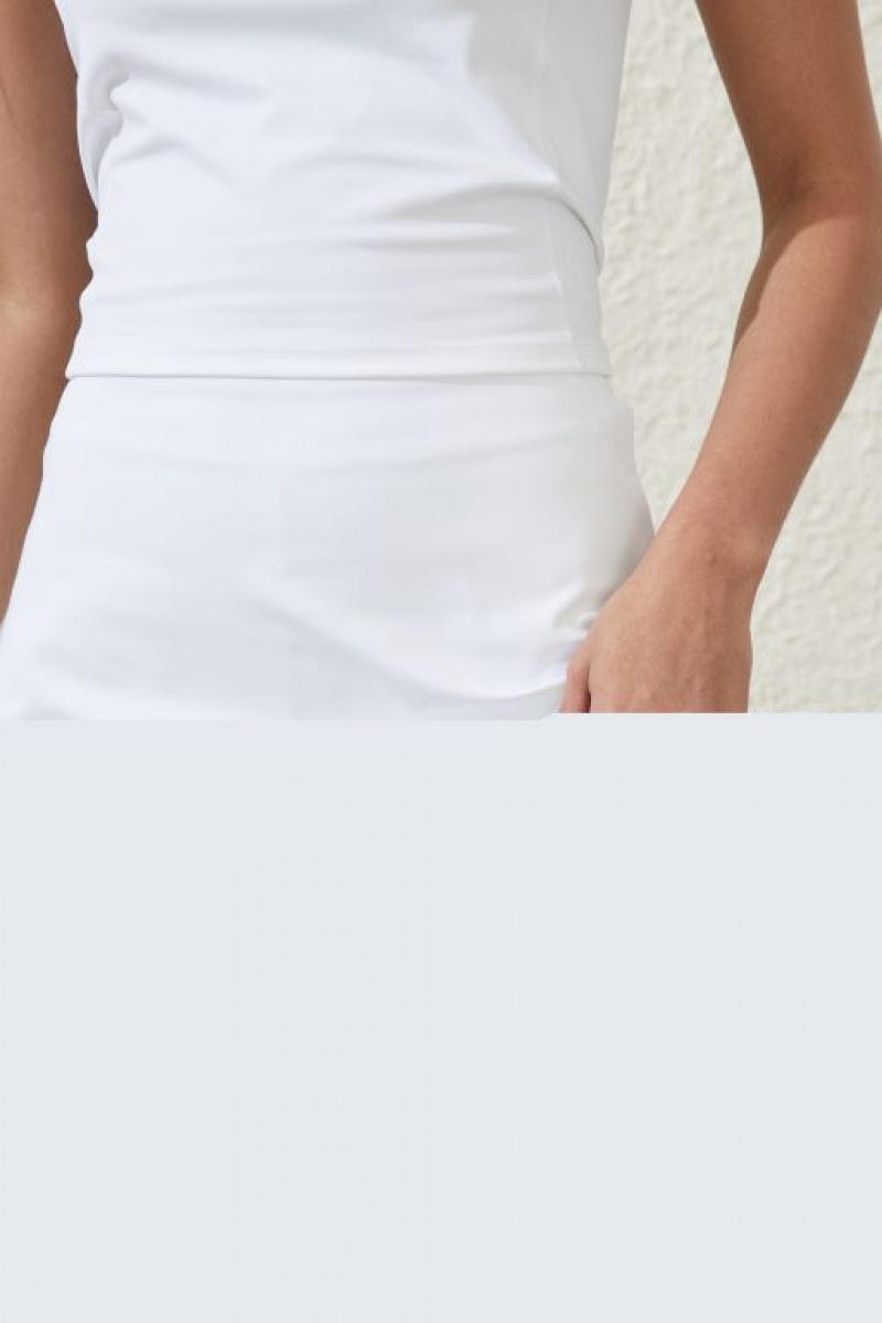 Cotton On Smoothing Movement Skirt Women's Shorts White | EZMWxfUQFzn