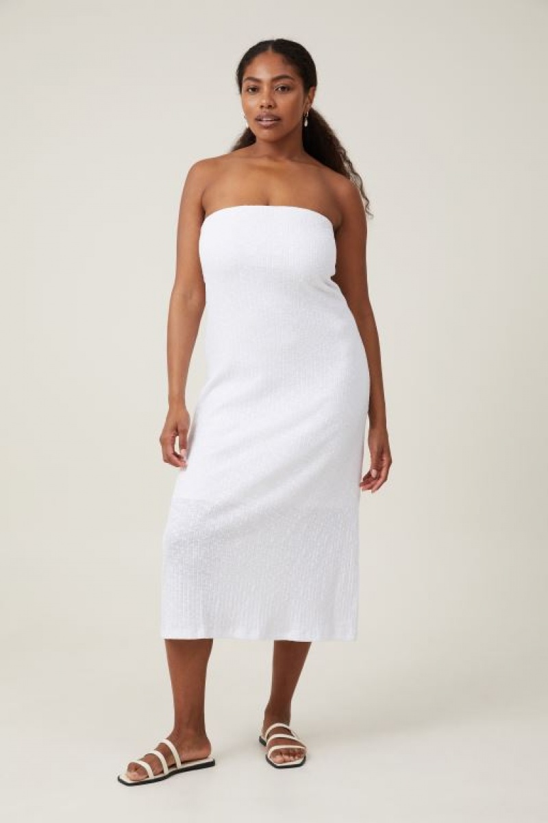 Cotton On Snow Tube Women\'s Maxi Dress White | h8aQwPZE5YA