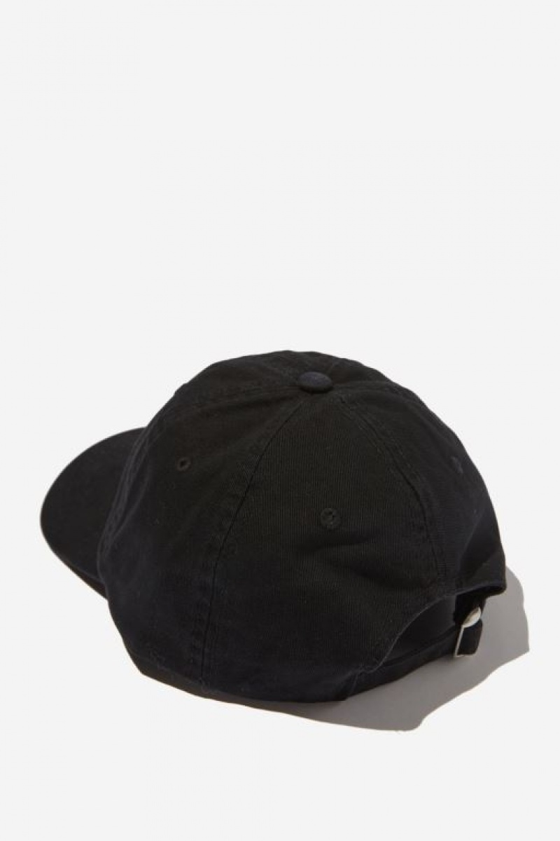 Cotton On Special Edition Dad Men's Caps Black / White | RRSyLj3yTk7