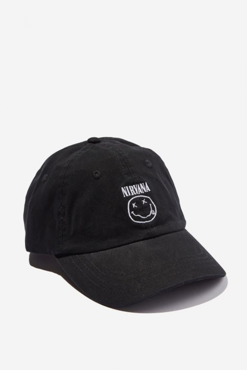 Cotton On Special Edition Dad Men\'s Caps Black | iLRtvPuAuab