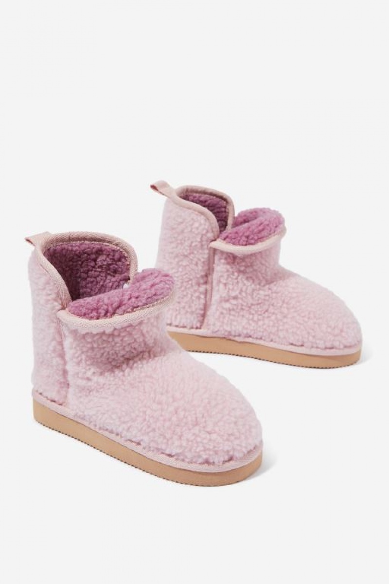 Cotton On Stevie Slipper Girls' Boots Marshmallow | Crx4KWKVB4J