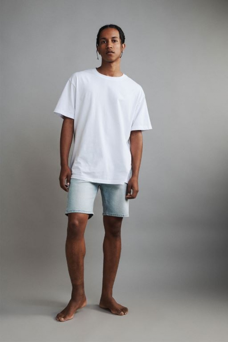 Cotton On Straight Men\'s Shorts Blue | XroH5sSDRGQ