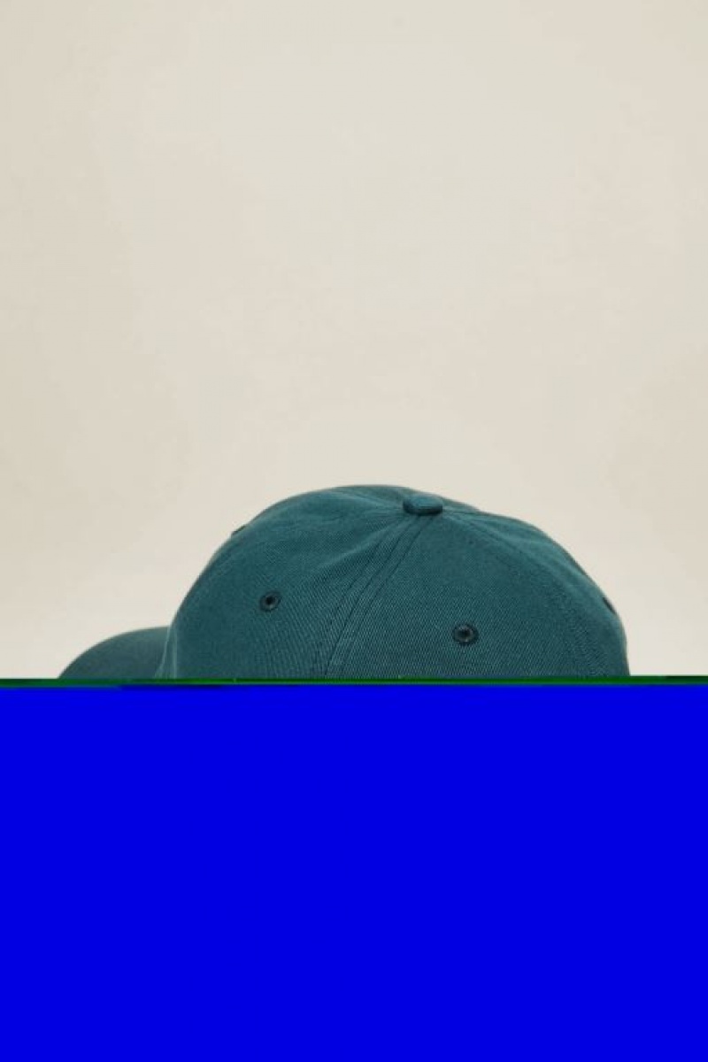Cotton On Strap Back Dad Men's Caps Turquoise | WTvKoJjO0Z8