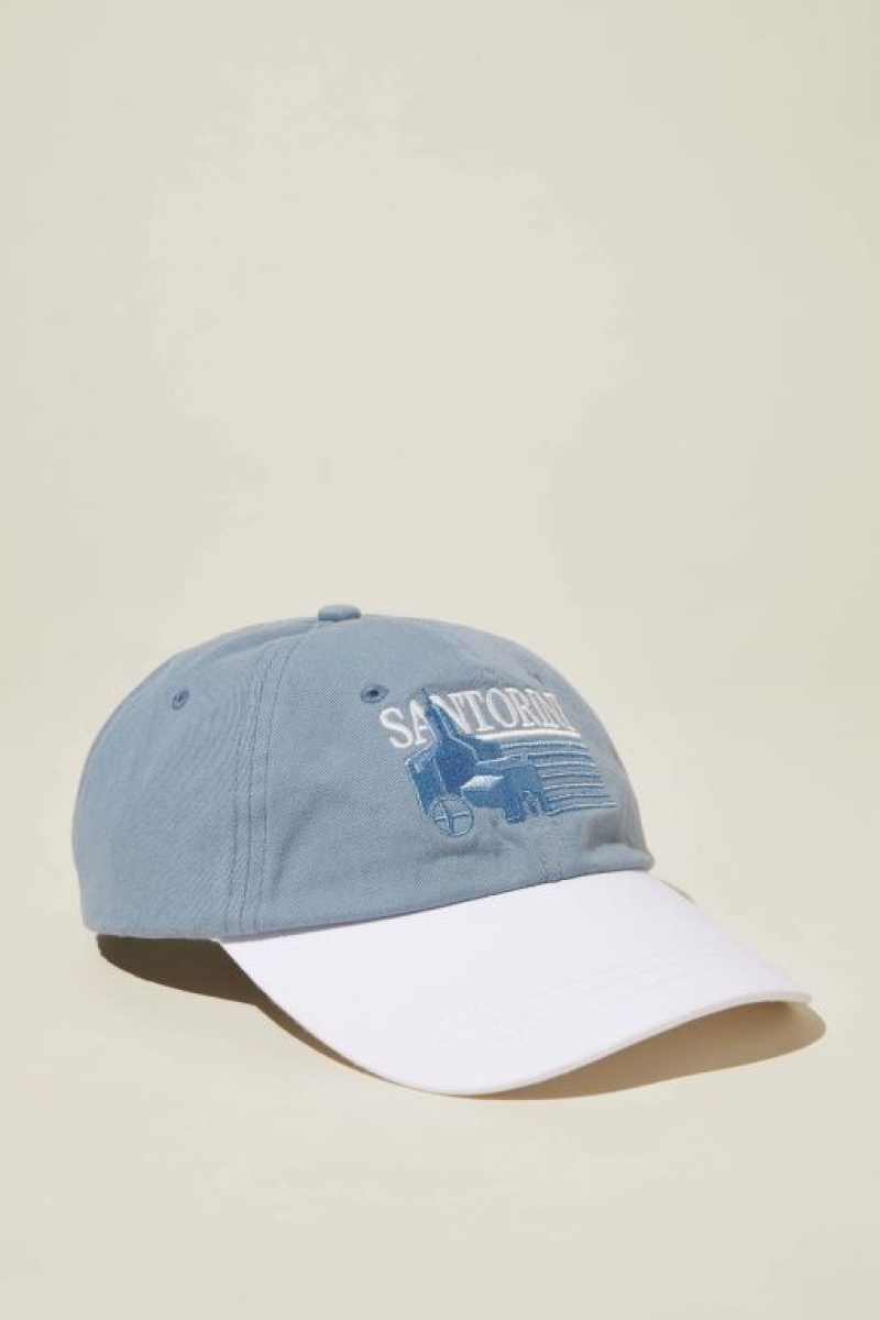 Cotton On Strap Back Dad Men\'s Caps White | Vc8ToHWTYjv