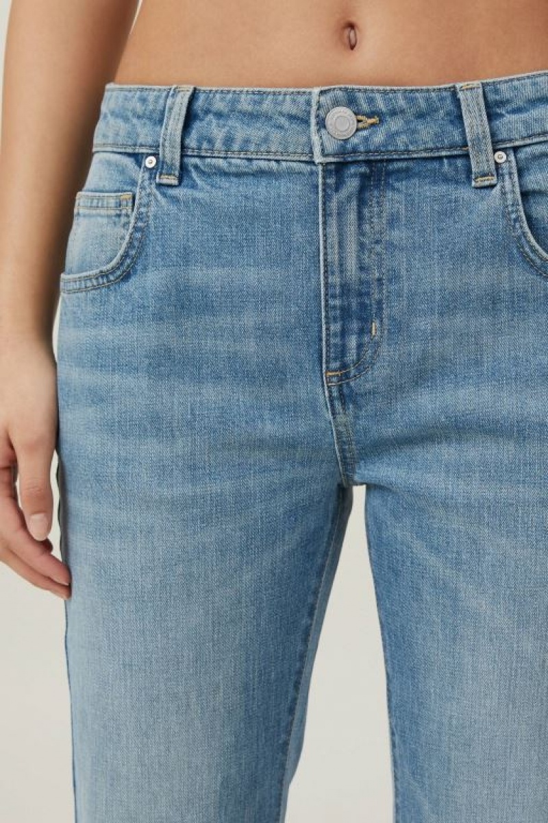 Cotton On Stretch Bootcut Flare Jean Women's Pants Blue | uI8yq1sYqxY