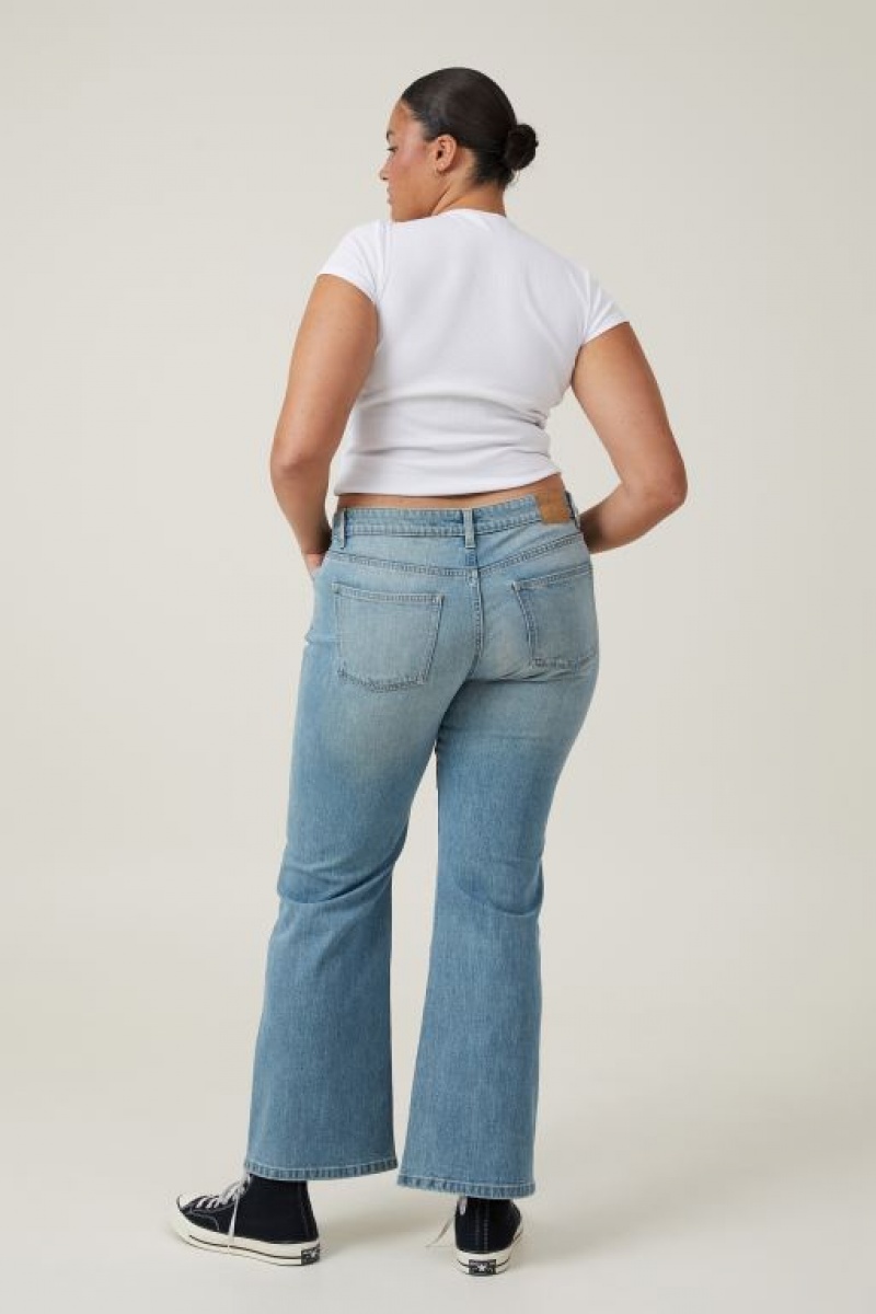 Cotton On Stretch Bootcut Flare Jean Women's Pants Blue | uI8yq1sYqxY