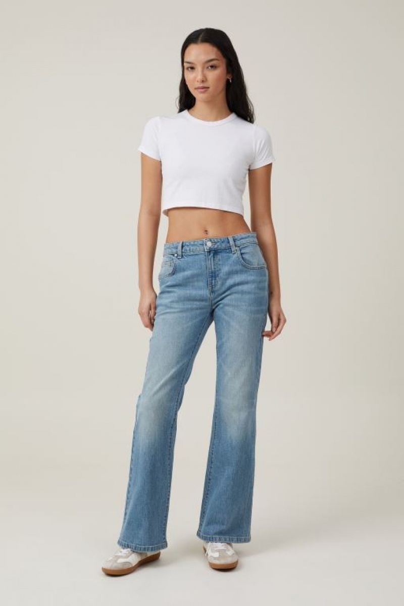 Cotton On Stretch Bootcut Flare Jean Women\'s Pants Blue | uI8yq1sYqxY
