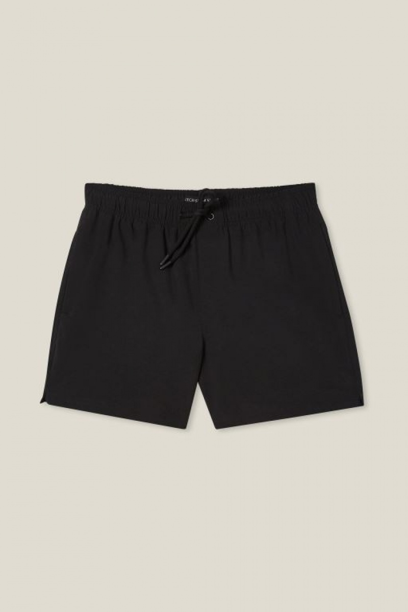 Cotton On Stretch Swim Men's Shorts Black | 2ZJA5JfpSBI