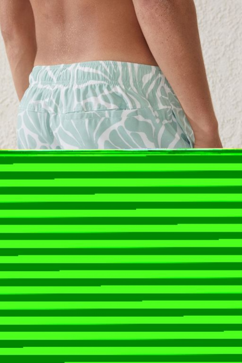 Cotton On Stretch Swim Men's Shorts Forest | B0D82ra9VgM