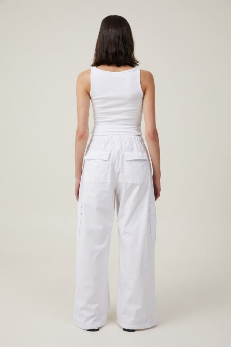 Cotton On Summer Cargo Women's Pants White | GIUI17RL2Cc