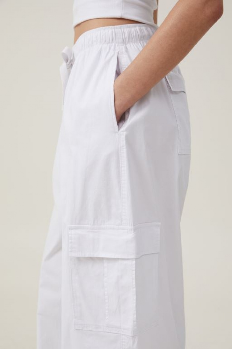 Cotton On Summer Cargo Women's Pants White | GIUI17RL2Cc