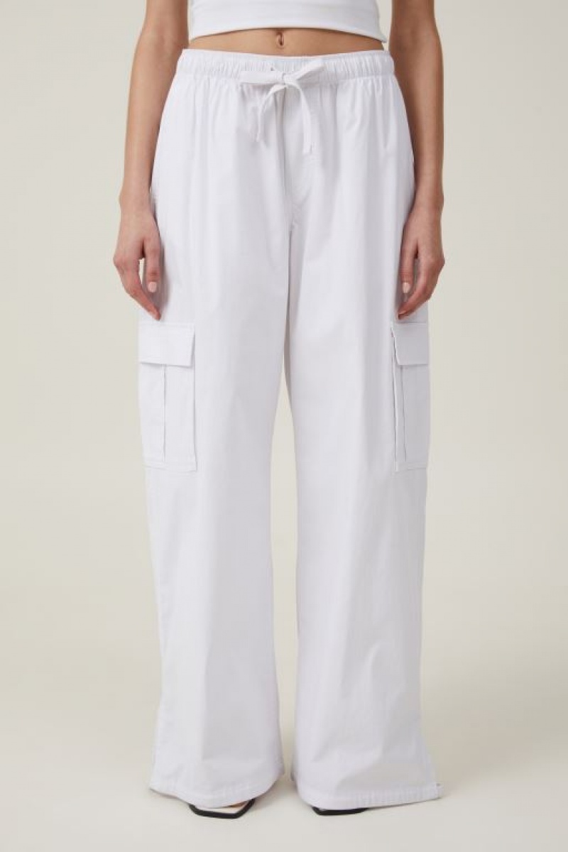 Cotton On Summer Cargo Women's Pants White | GIUI17RL2Cc