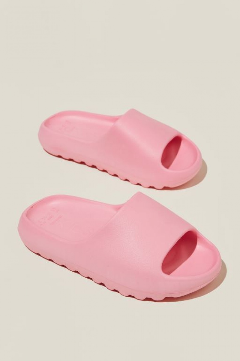 Cotton On Sunny Beach Slide Girls' Sandals Bubblegum | bH25zDLOtCP