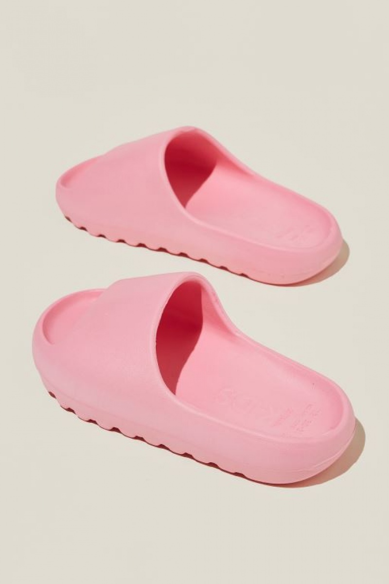 Cotton On Sunny Beach Slide Girls' Sandals Bubblegum | bH25zDLOtCP