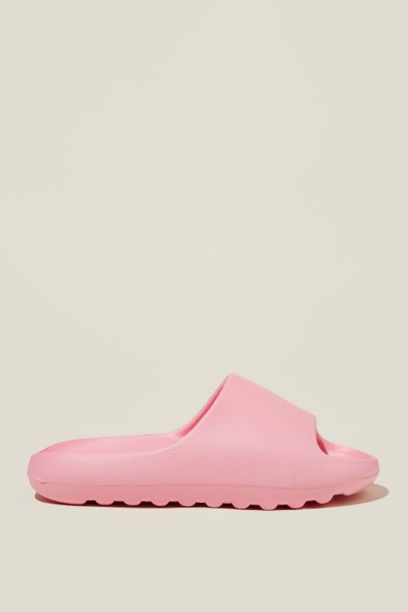 Cotton On Sunny Beach Slide Girls\' Sandals Bubblegum | bH25zDLOtCP