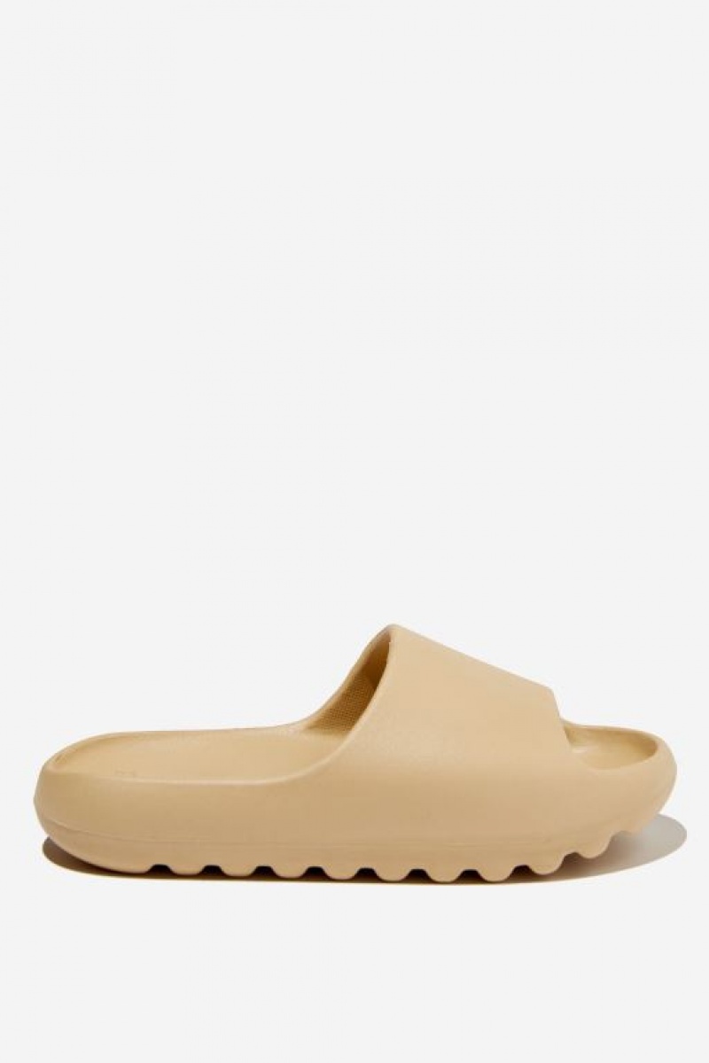 Cotton On Sunny Beach Slide Girls' Sandals Semolina | vopYoaZSDR8