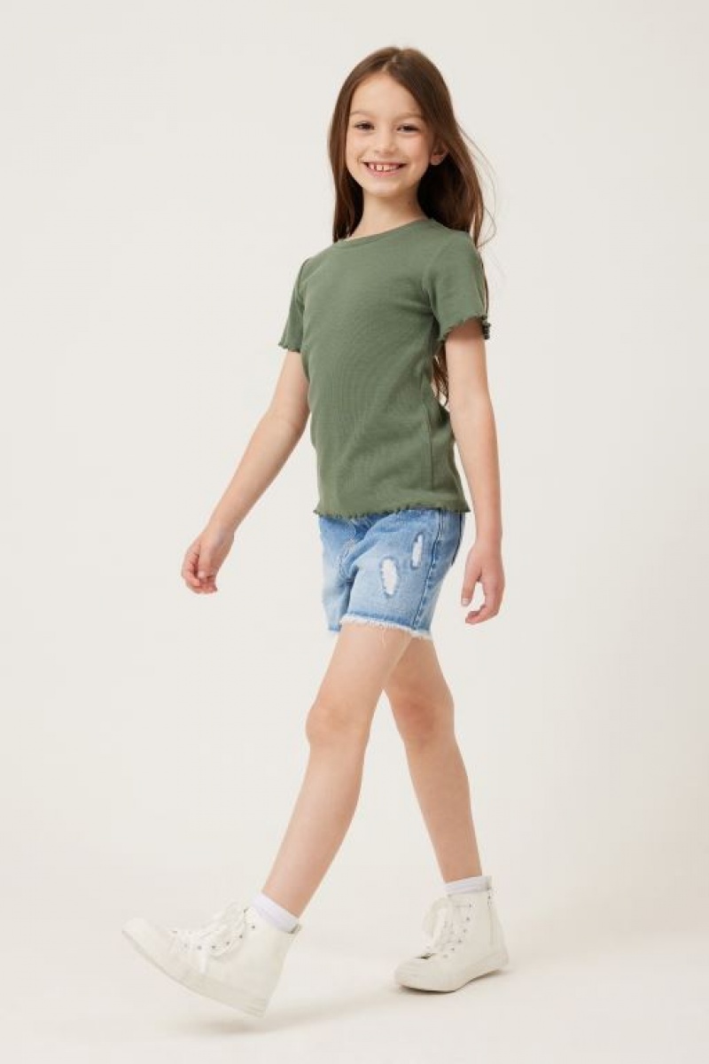 Cotton On Sunny Denim Girls' Shorts Wash | dHBEqMvKneV