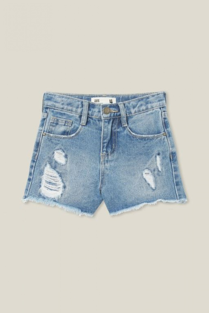Cotton On Sunny Denim Girls' Shorts Wash | dHBEqMvKneV