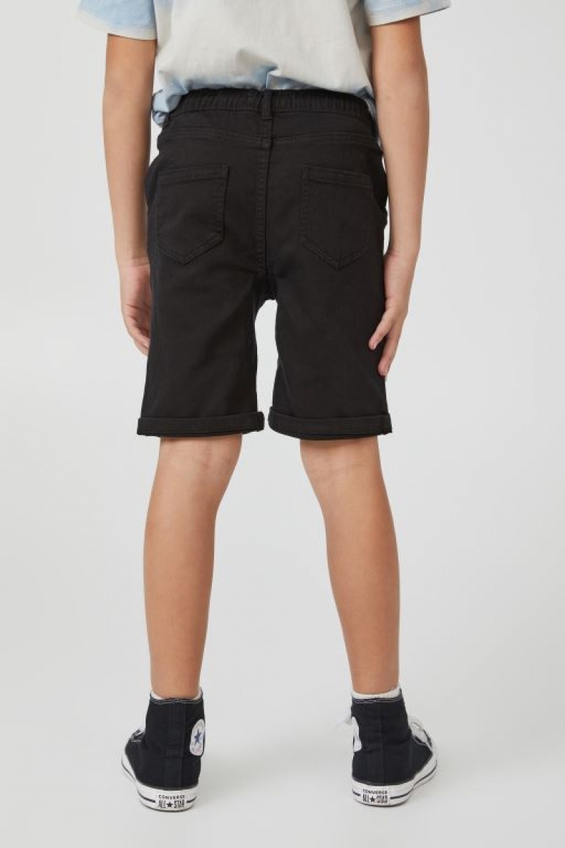 Cotton On Super Slouch Fit Boys' Shorts Black | bW2riGxEH1K