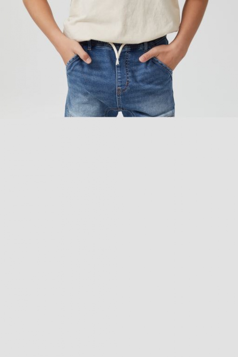 Cotton On Super Slouch Fit Boys\' Shorts Blue | GChsLDms2ph