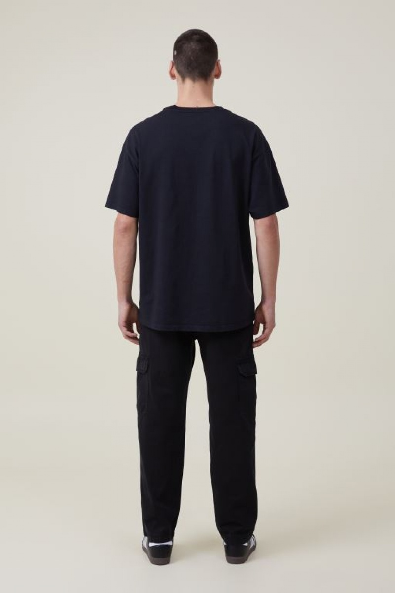 Cotton On Tactical Cargo Men's Pants Black | ji8iFoiEuL7