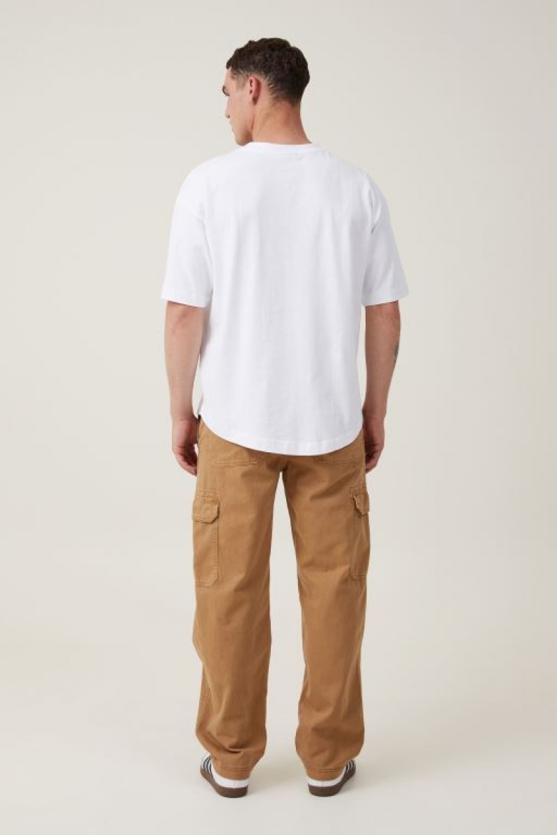 Cotton On Tactical Cargo Men's Pants Brown | siR8HEndldU