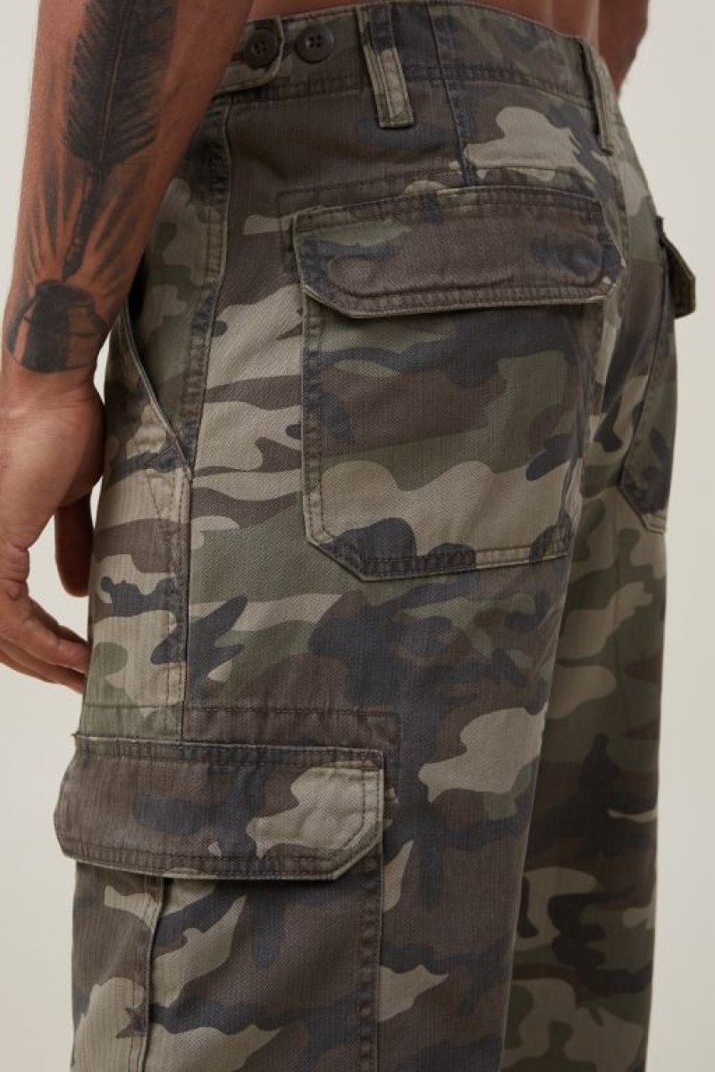 Cotton On Tactical Cargo Men's Pants Camo | WH7B4qdc8nb