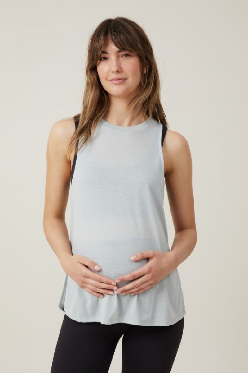 Cotton On Tank V2 Women\'s Maternity Wear White | zpBI0Zd6QXp
