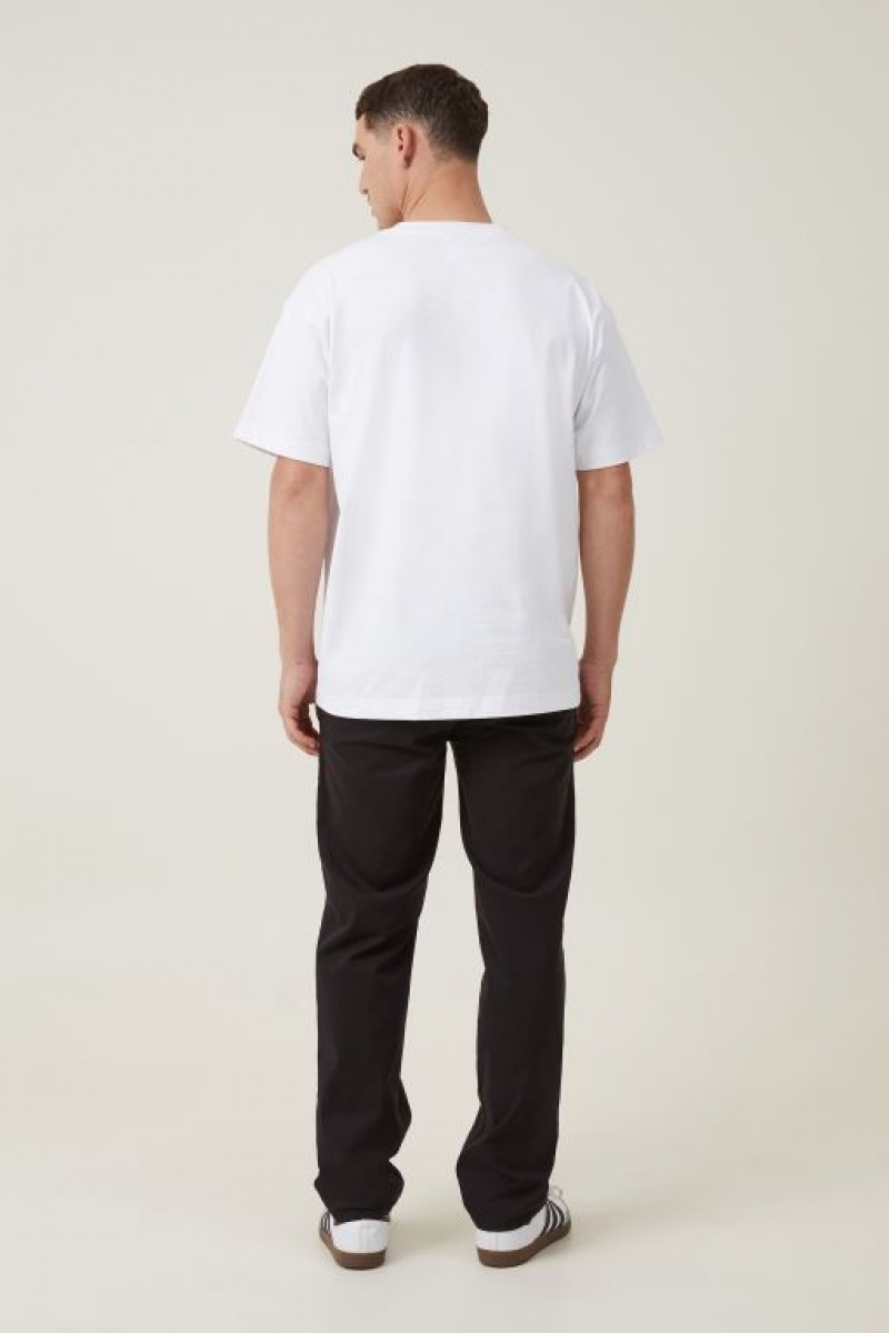 Cotton On Tapered Skinny Chino Men's Pants Black | alT8RkOjkD7