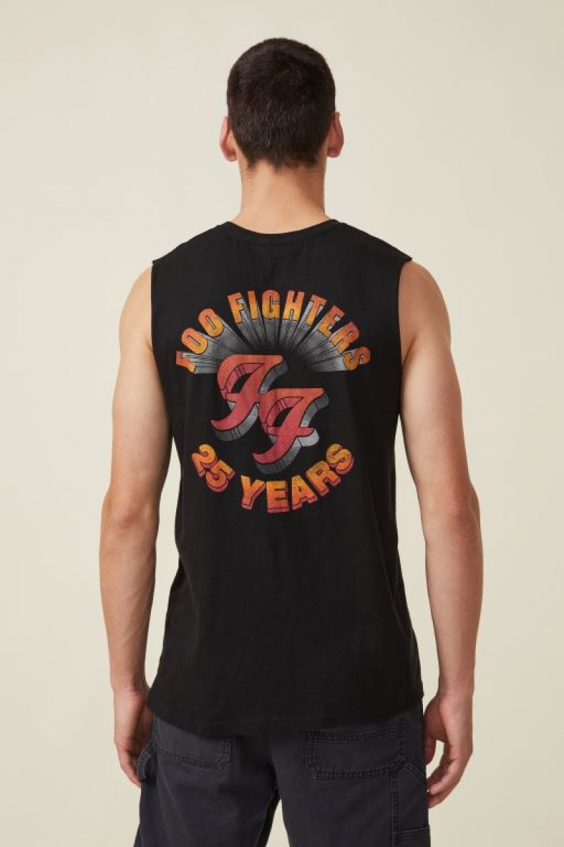 Cotton On Tbar Collab Muscle Men's Graphic T-Shirts Black | g3wWl9NWDDh