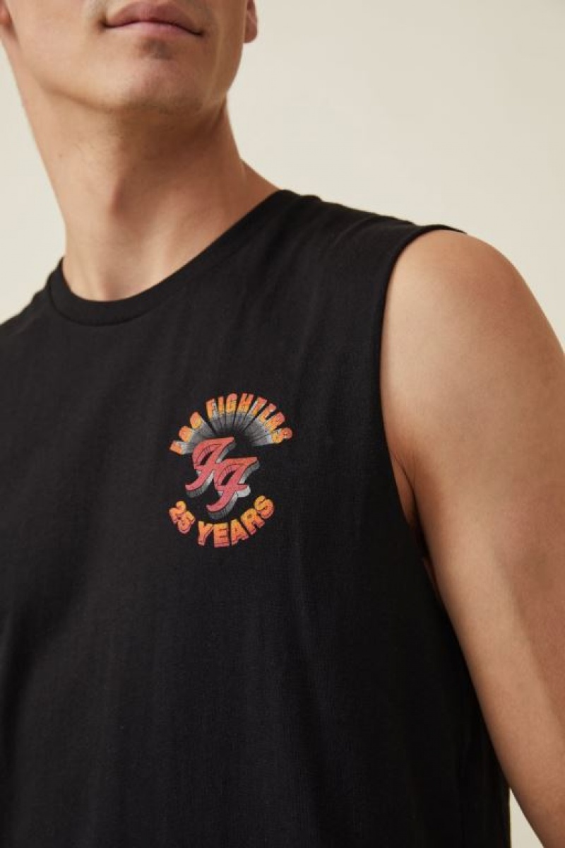 Cotton On Tbar Collab Muscle Men's Graphic T-Shirts Black | g3wWl9NWDDh