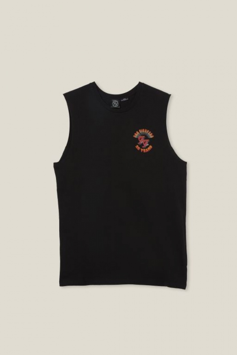 Cotton On Tbar Collab Muscle Men's Graphic T-Shirts Black | g3wWl9NWDDh
