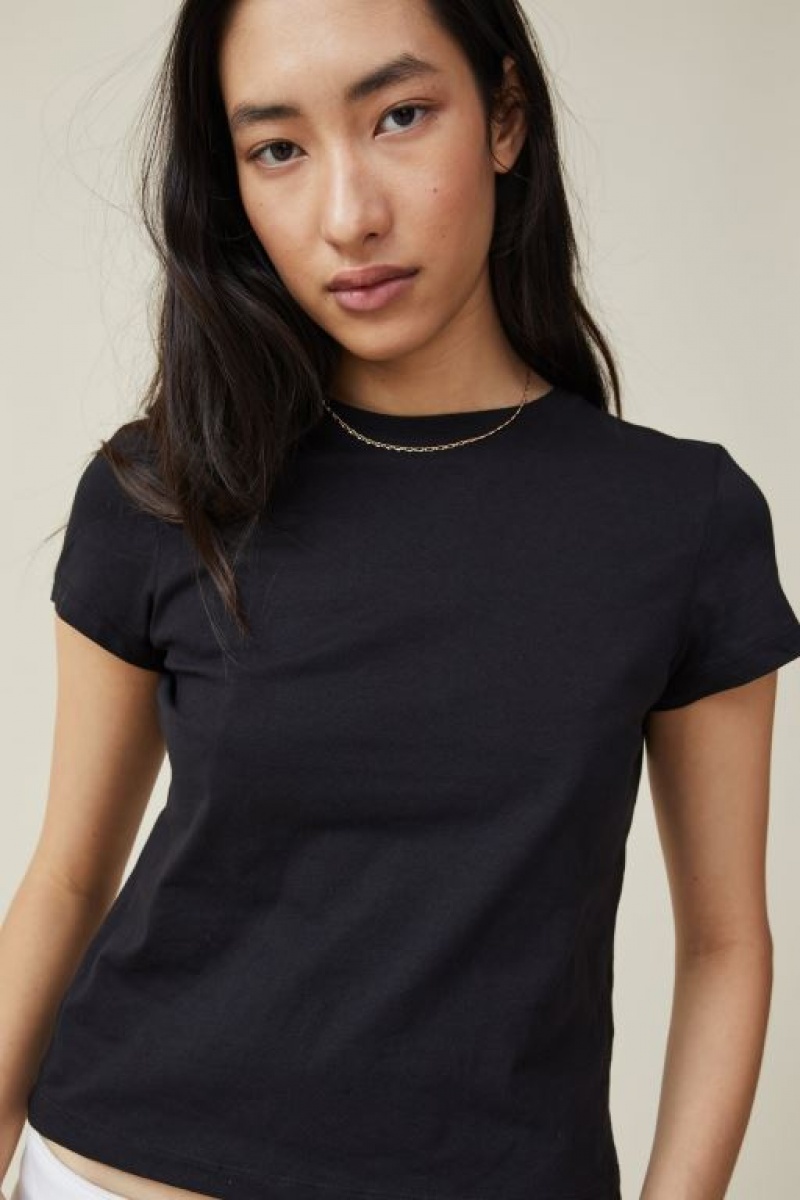 Cotton On The 91 Women's T Shirts Black | vXQKbXWiTTo
