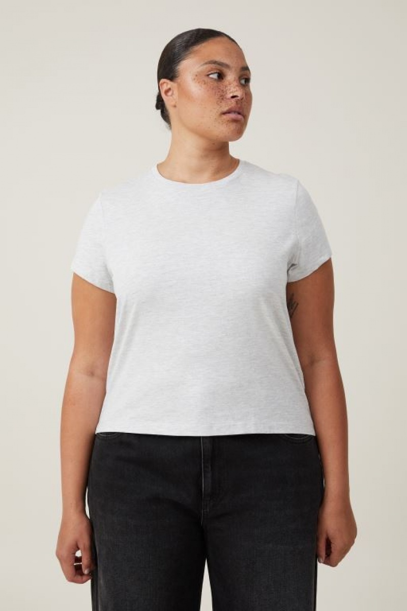 Cotton On The 91 Women\'s T Shirts Light Grey | xKyhWDVmQ1i