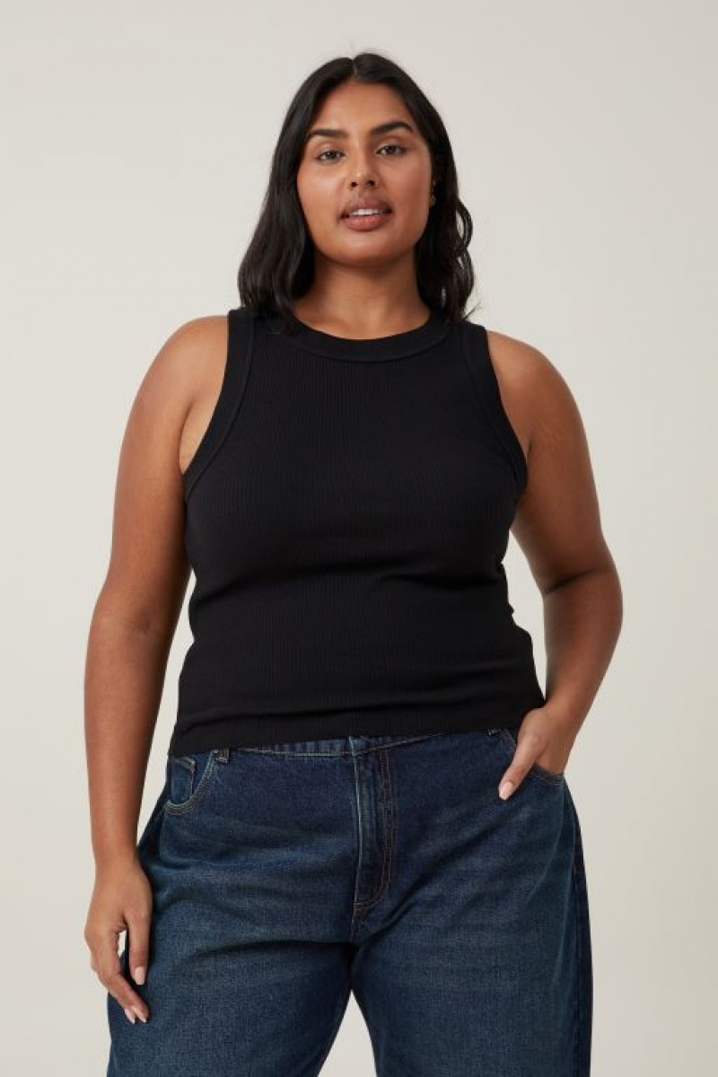 Cotton On The 91 Women's Tanks Black | vBXddc4YMQk