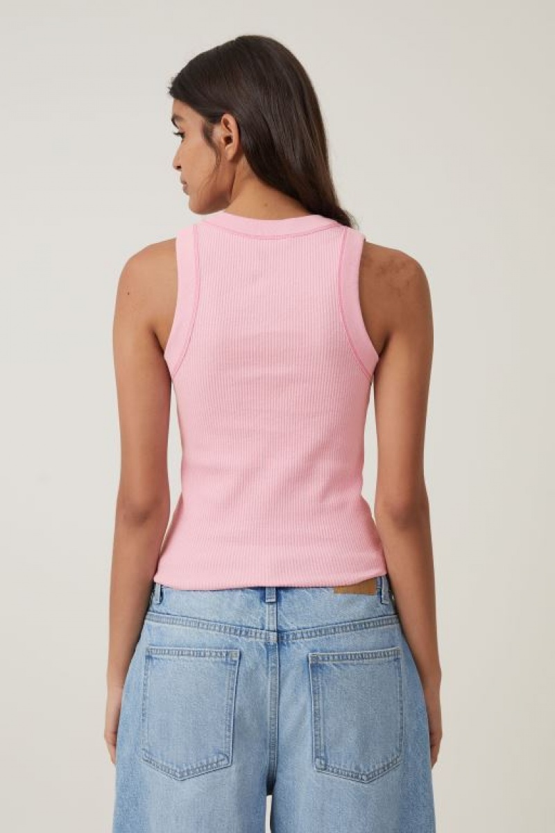 Cotton On The 91 Women's Tanks Pink | i6ITR4l77Gb