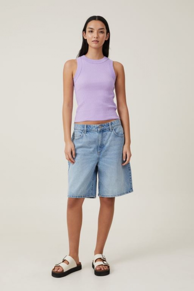 Cotton On The 91 Women's Tanks Purple | Gq33gcPN2KZ