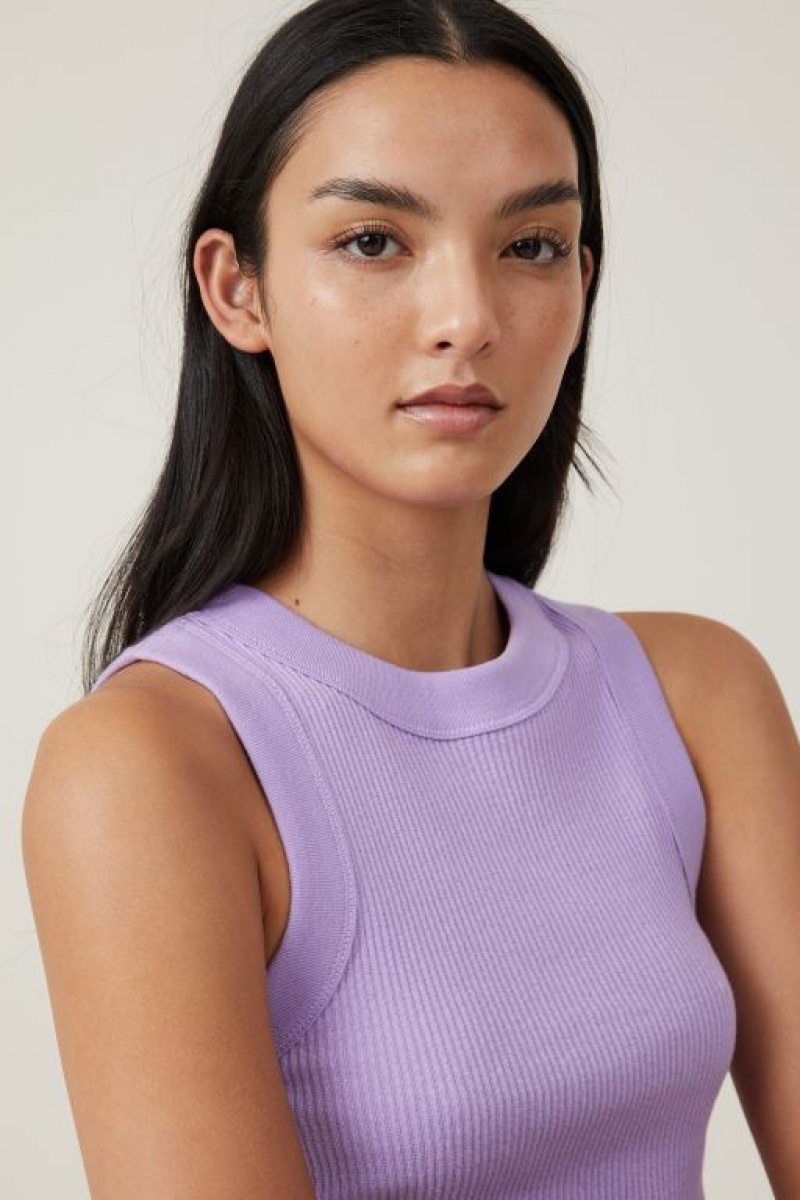Cotton On The 91 Women's Tanks Purple | Gq33gcPN2KZ