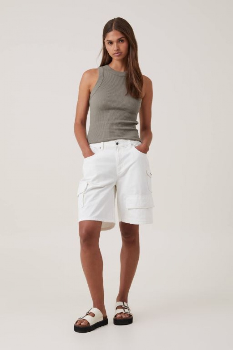 Cotton On The 91 Women's Tanks Woodland | kesaRvvT4kT