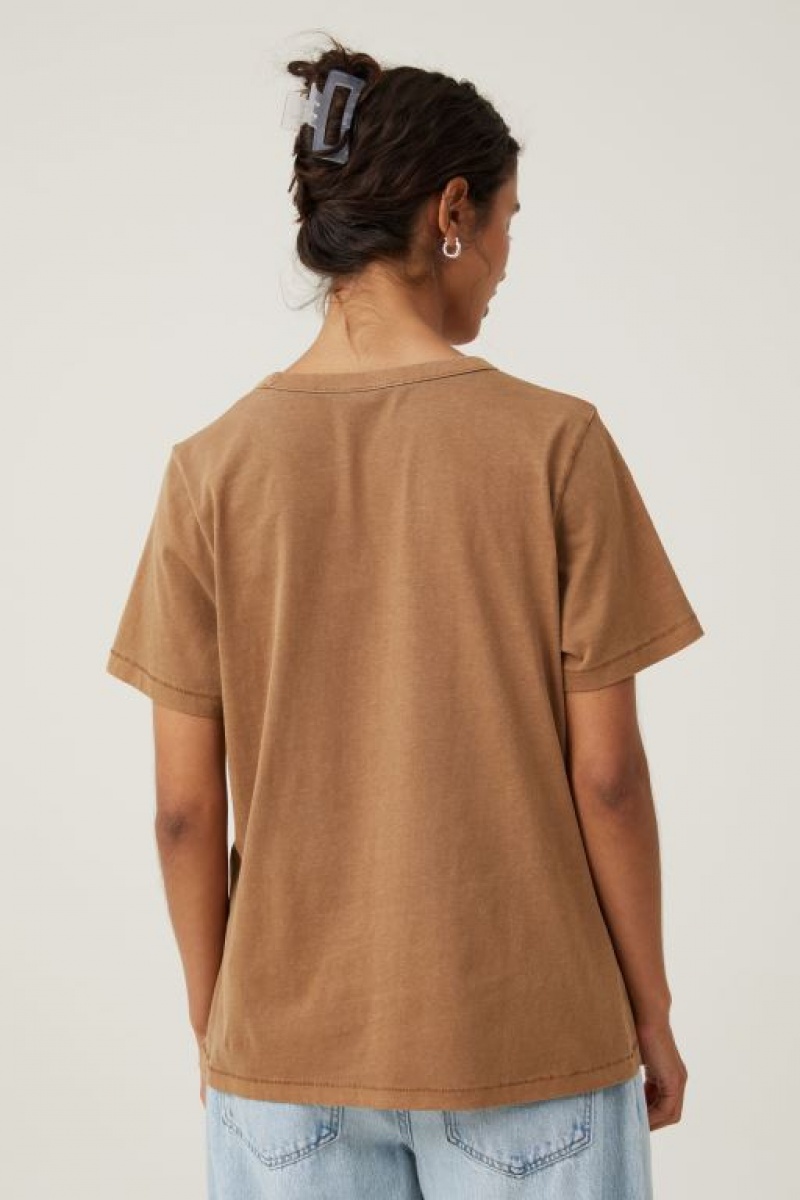 Cotton On The Classic Organic Women's T Shirts Washed | c8cvxvTmMIU