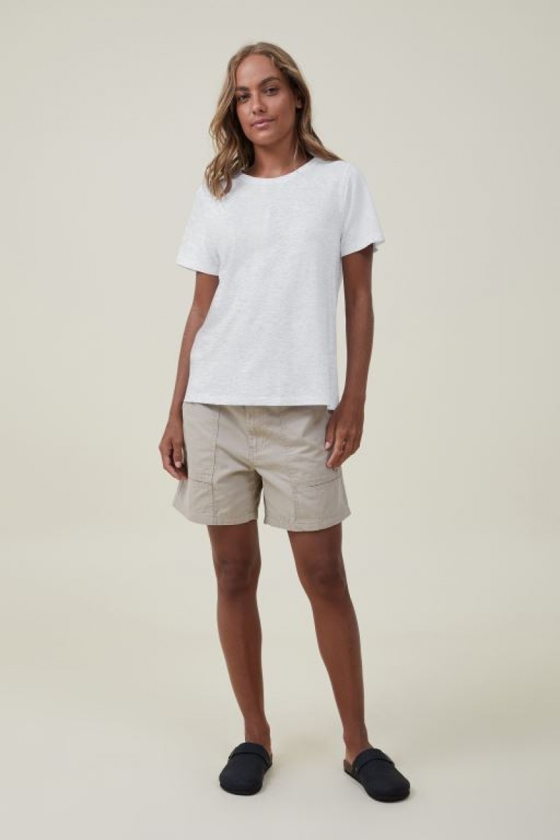 Cotton On The Classic Organic Women's T Shirts Light Grey | wbV3TPFr3G5