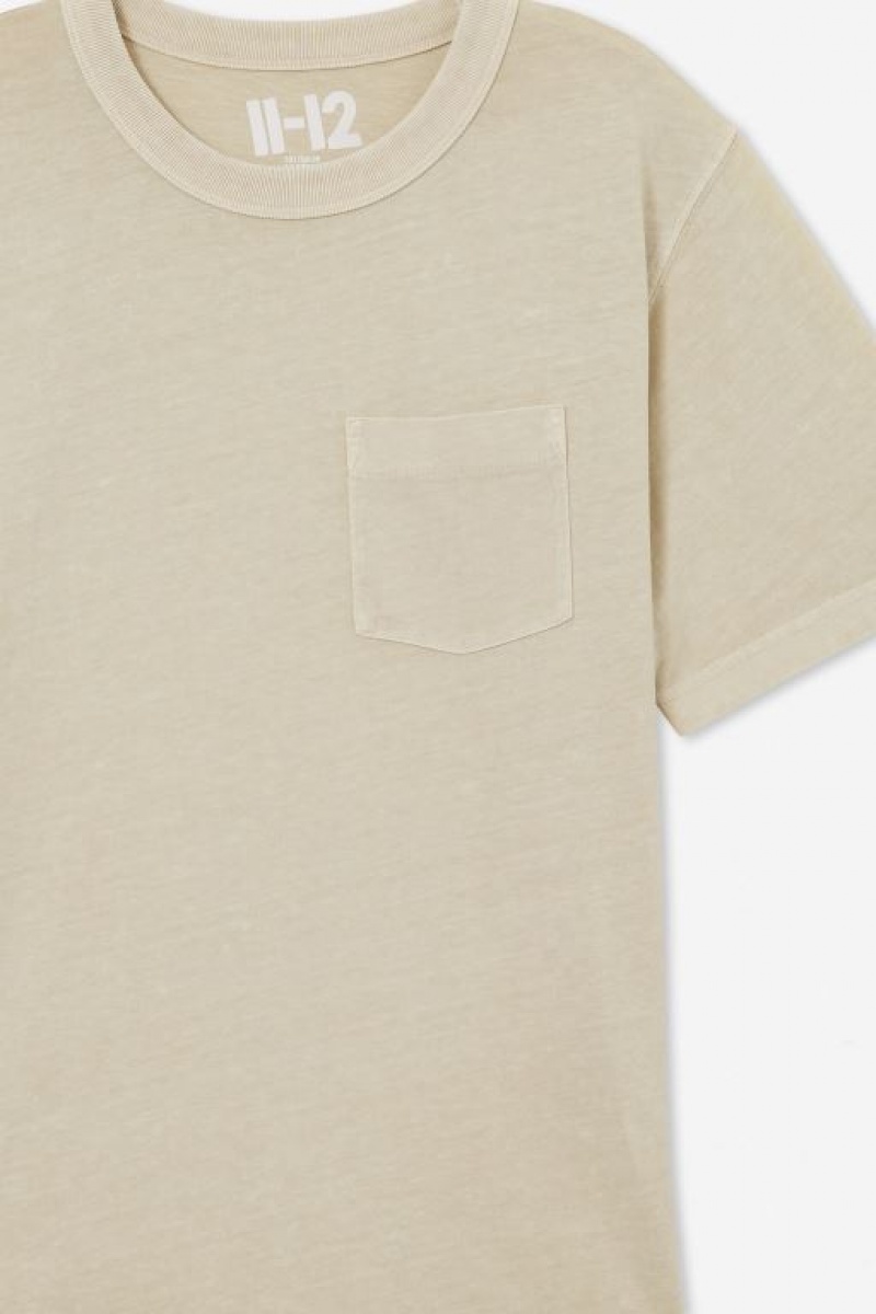 Cotton On The Eddy Essential Short Sleeve Boys' T Shirts Wash | Q5RiG2FL58a
