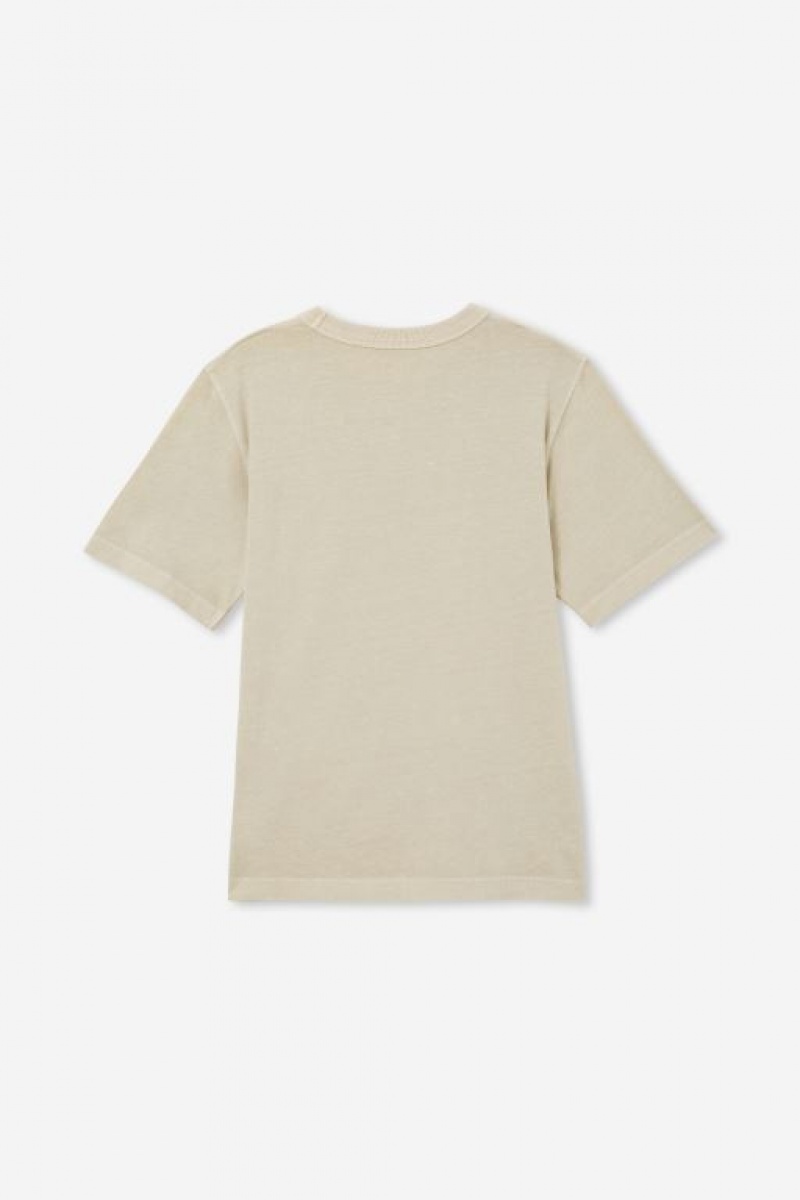 Cotton On The Eddy Essential Short Sleeve Boys' T Shirts Wash | Q5RiG2FL58a